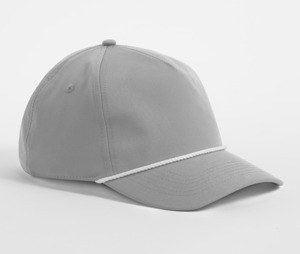 BEECHFIELD BF194R - ROPE DETAIL 5 PANEL CAP Light Grey/White