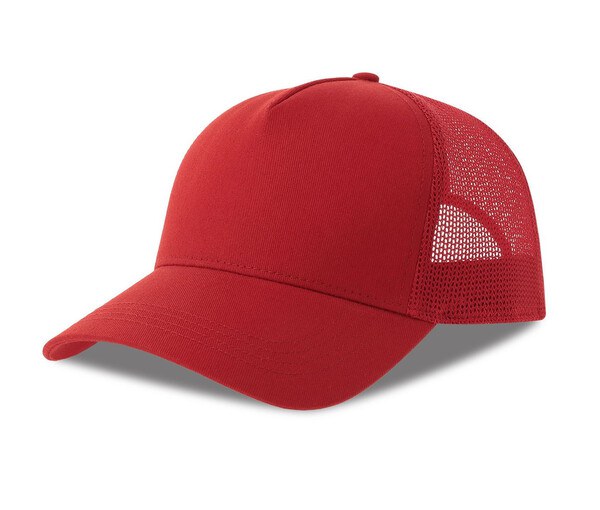 ATLANTIS HEADWEAR AT228 - Casquette 5 pans style trucker en coton