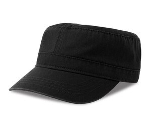 ATLANTIS HEADWEAR AT303 - Faded military cap Black