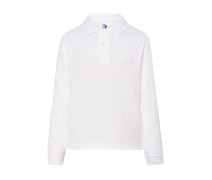 JHK JK215K - Polo piqué enfant manches longues Blanc
