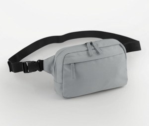 BAG BASE BG187 - Sac banane en polyester recyclé Pure Grey
